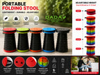 Heavy Duty Telescopic Folding Stool Portable Lightweight Retractable