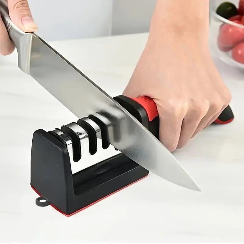 3-Stage Kitchen Knife Sharpener Professional Manual Sharpening Tool