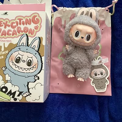 Labubu Plush Blind Box Doll Key chain, Random Bag Charm Toy