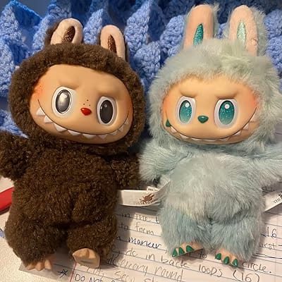 Labubu Plush Blind Box Doll Key chain, Random Bag Charm Toy