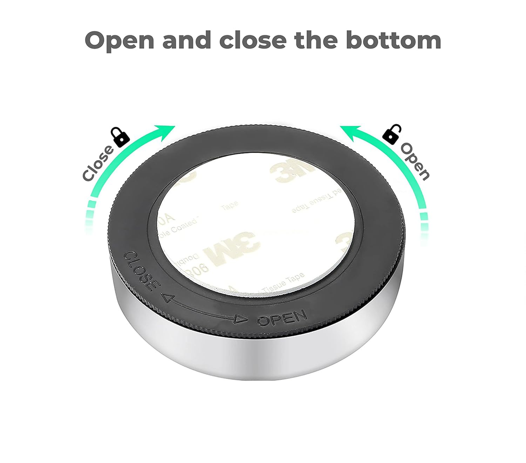 Mini Wireless LED Stick-On Touch Light Portable Tap Push Cabinet Lamp