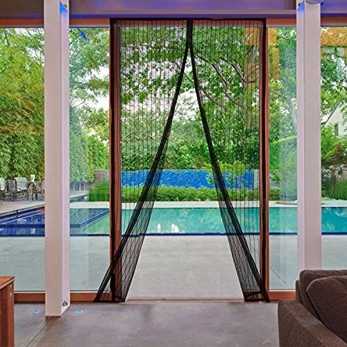 Magnetic Mosquito Door Curtain Mesh Net Hands-Free Insect Screen Door
