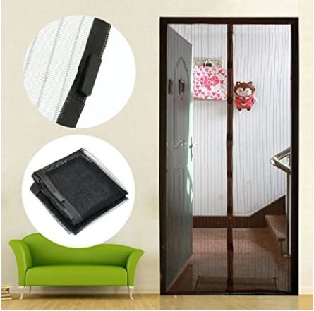 Magnetic Mosquito Door Curtain Mesh Net Hands-Free Insect Screen Door
