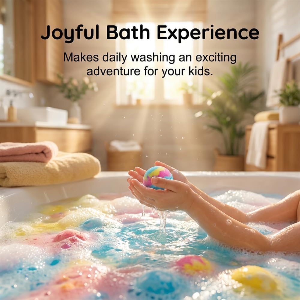 Kids Bath Bombs with Surprise Toys Inside (1 Pack)