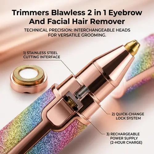 USB Rechargeable Eyebrow Trimmer & Shaver