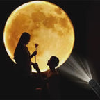 USB Moon & Earth Projector Light, Goose-neck, Slides