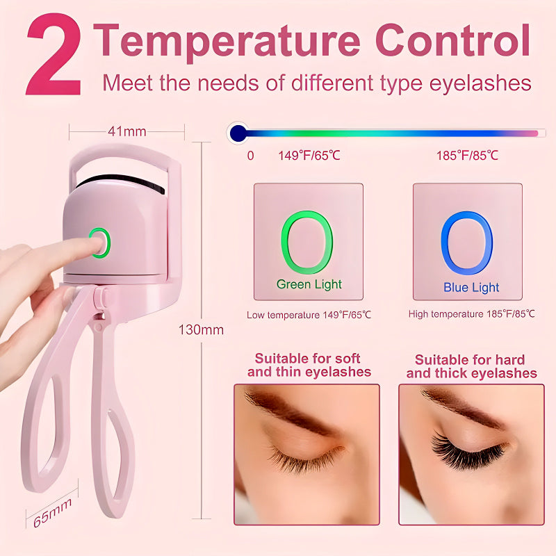 Compact Rechargeable Mini Electric Eyelash Curler