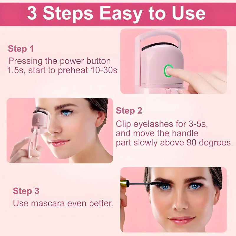Compact Rechargeable Mini Electric Eyelash Curler