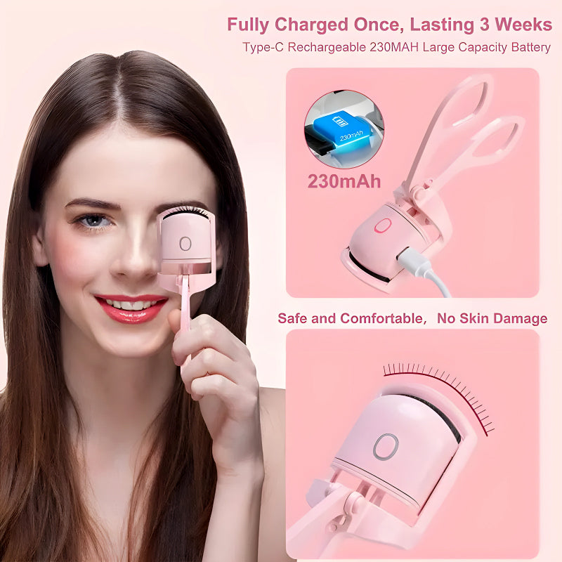 Compact Rechargeable Mini Electric Eyelash Curler
