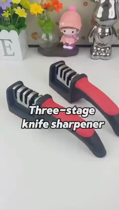 3-Stage Kitchen Knife Sharpener Professional Manual Sharpening Tool
