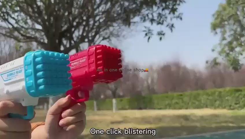 Bubble Bazooka Pro Electric 2 In 1 - Toy Device For Play & Fun